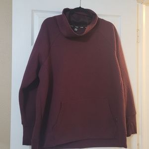 Womens XXL Maroon Cowl neck sweater